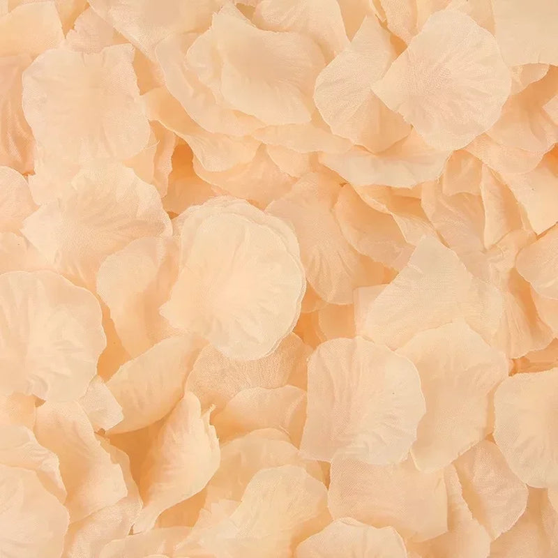1000Pcs Top Colorful Artificial Fake Rose Petals Red White Gold Roses Petal Flowers Romantic Wedding Party Valentine Decor