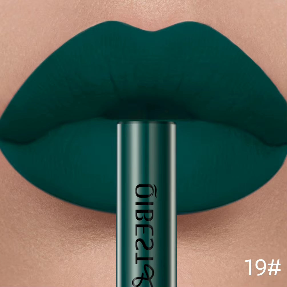 Matte Liquid Lipstick Waterproof Long Lasting Velvet Lip Gloss Tint Tube Matte Nude Pigment Red Lipgloss Lips Makeup