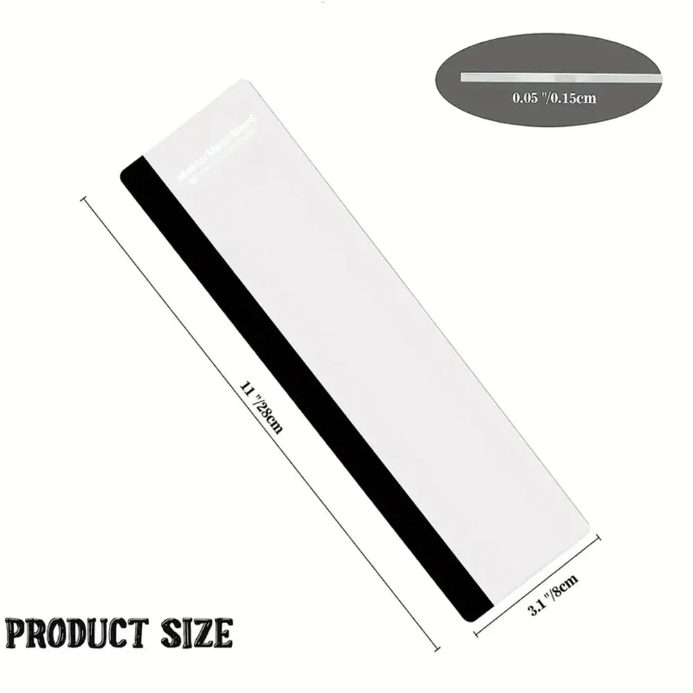 1PCS Left/Right Monitor Memo Board Clip - Streamline Workspace, Enhance Decor with Durable Note Holder for Home & Office