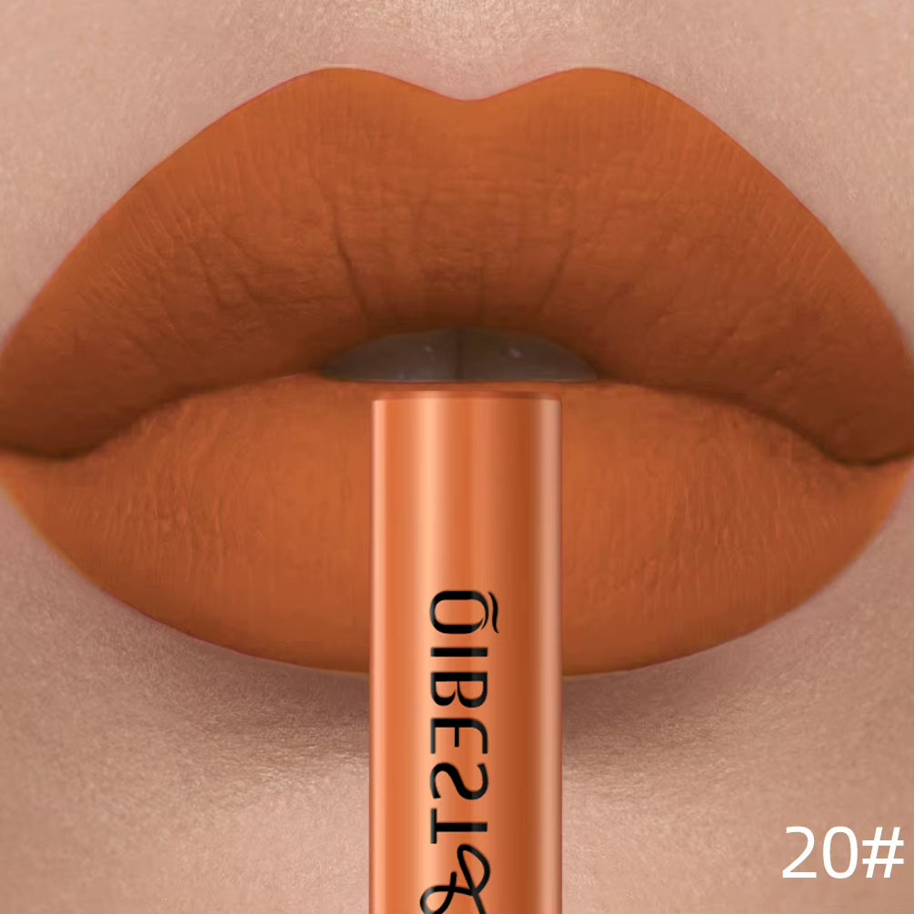 Matte Liquid Lipstick Waterproof Long Lasting Velvet Lip Gloss Tint Tube Matte Nude Pigment Red Lipgloss Lips Makeup