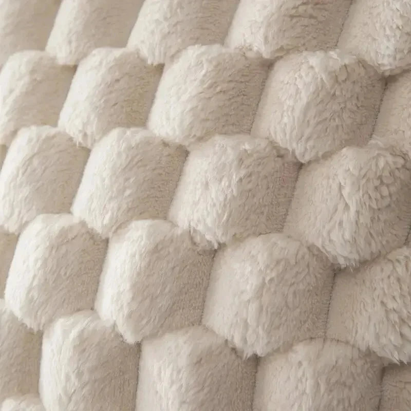 1Pcs Pineapple Grid Turtle Pattern 3D Soft Plush Throw Pillowcase,Cream White for Living Room Sofa Bedroom Home Room Decor