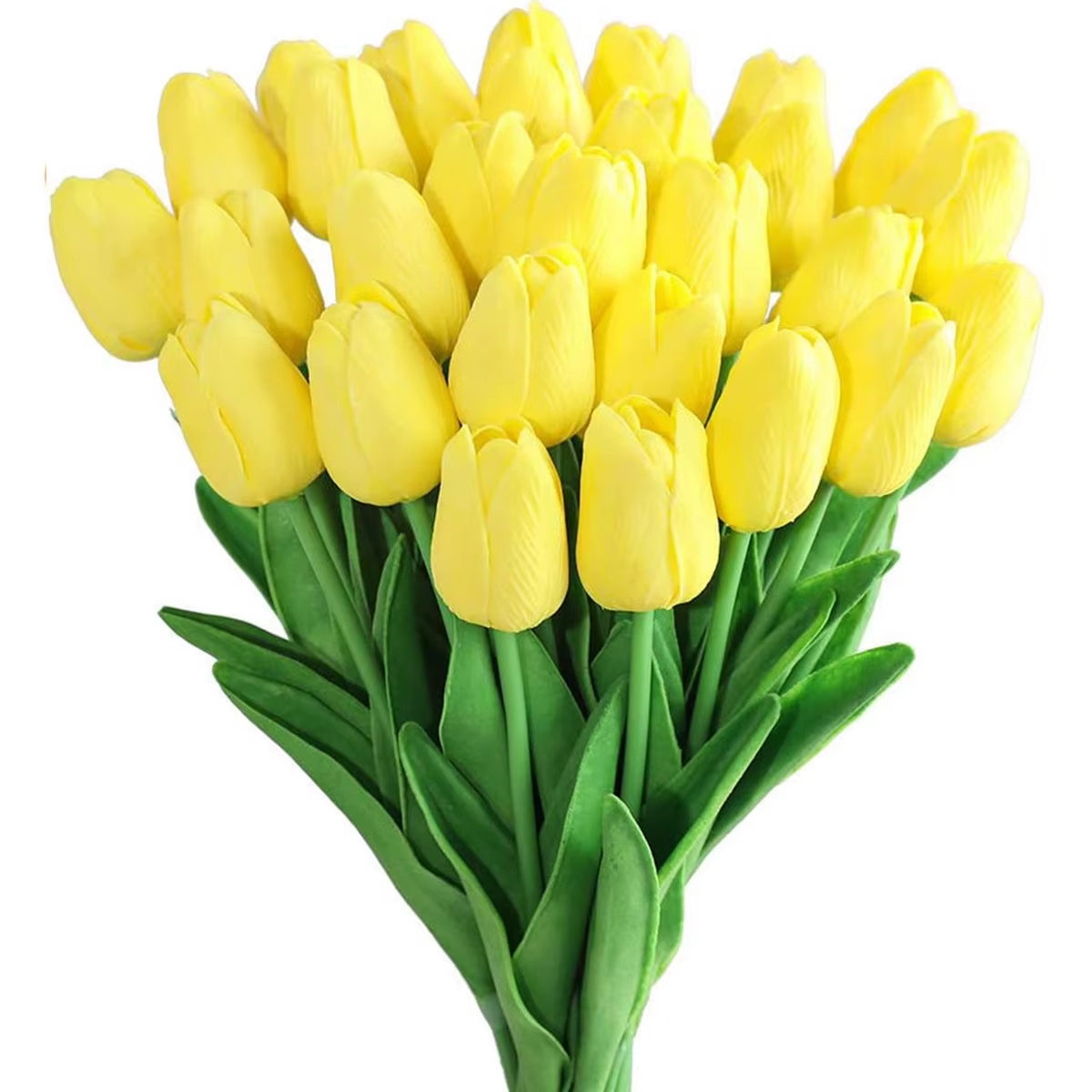 10Pcs Artificial Flower Realistic Touch Tulip Scrapbooking Vase Home Decor Wedding Garden Arch Garland Mother'S Day Bouquet Diy