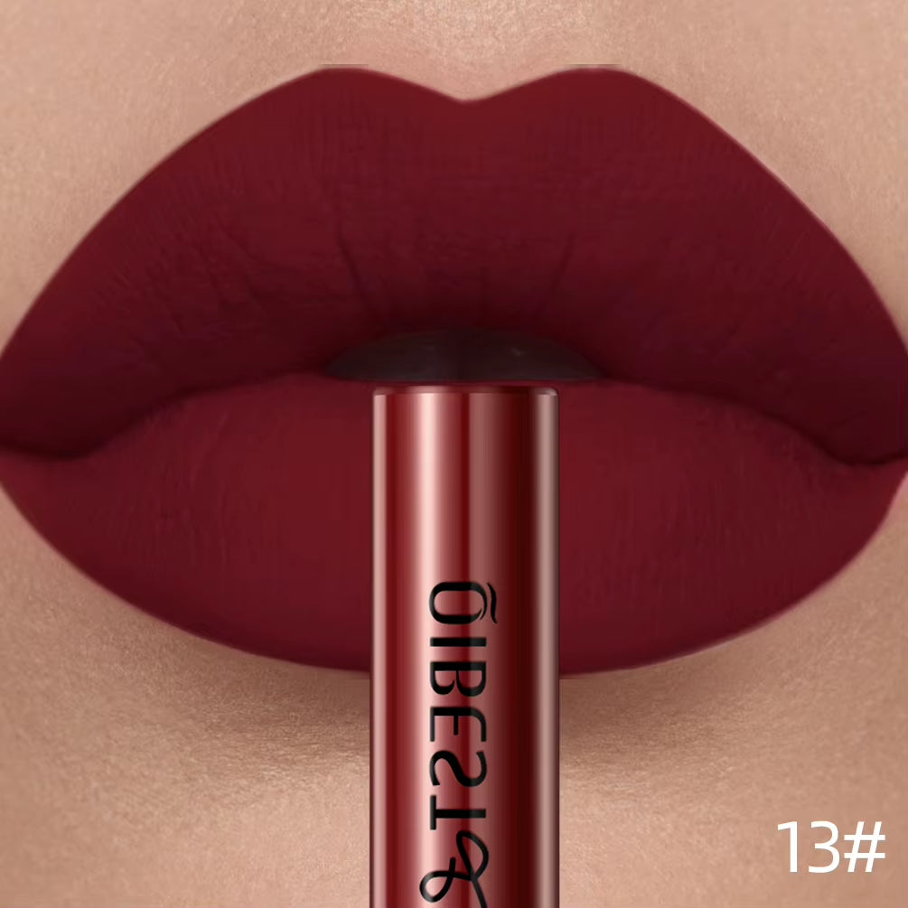 Matte Liquid Lipstick Waterproof Long Lasting Velvet Lip Gloss Tint Tube Matte Nude Pigment Red Lipgloss Lips Makeup