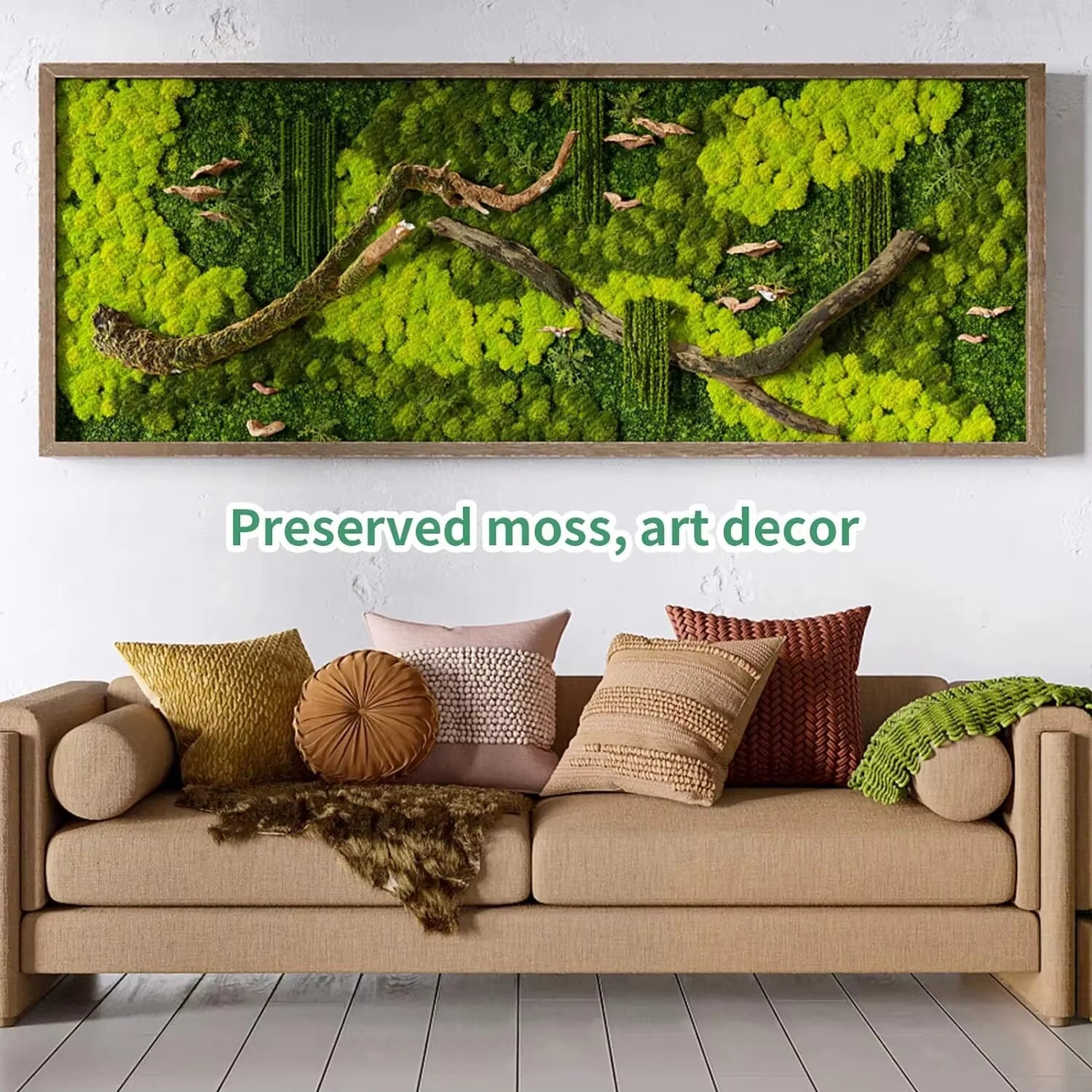 Artificial Green Plants Eternal Life Moss DIY Crafts Grass Garden Home Room Decor Mini Landscape Fake Grass 20/40/100G