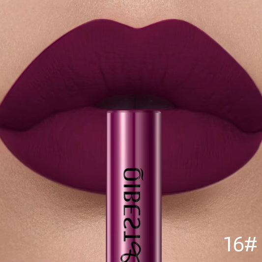 Matte Liquid Lipstick Waterproof Long Lasting Velvet Lip Gloss Tint Tube Matte Nude Pigment Red Lipgloss Lips Makeup